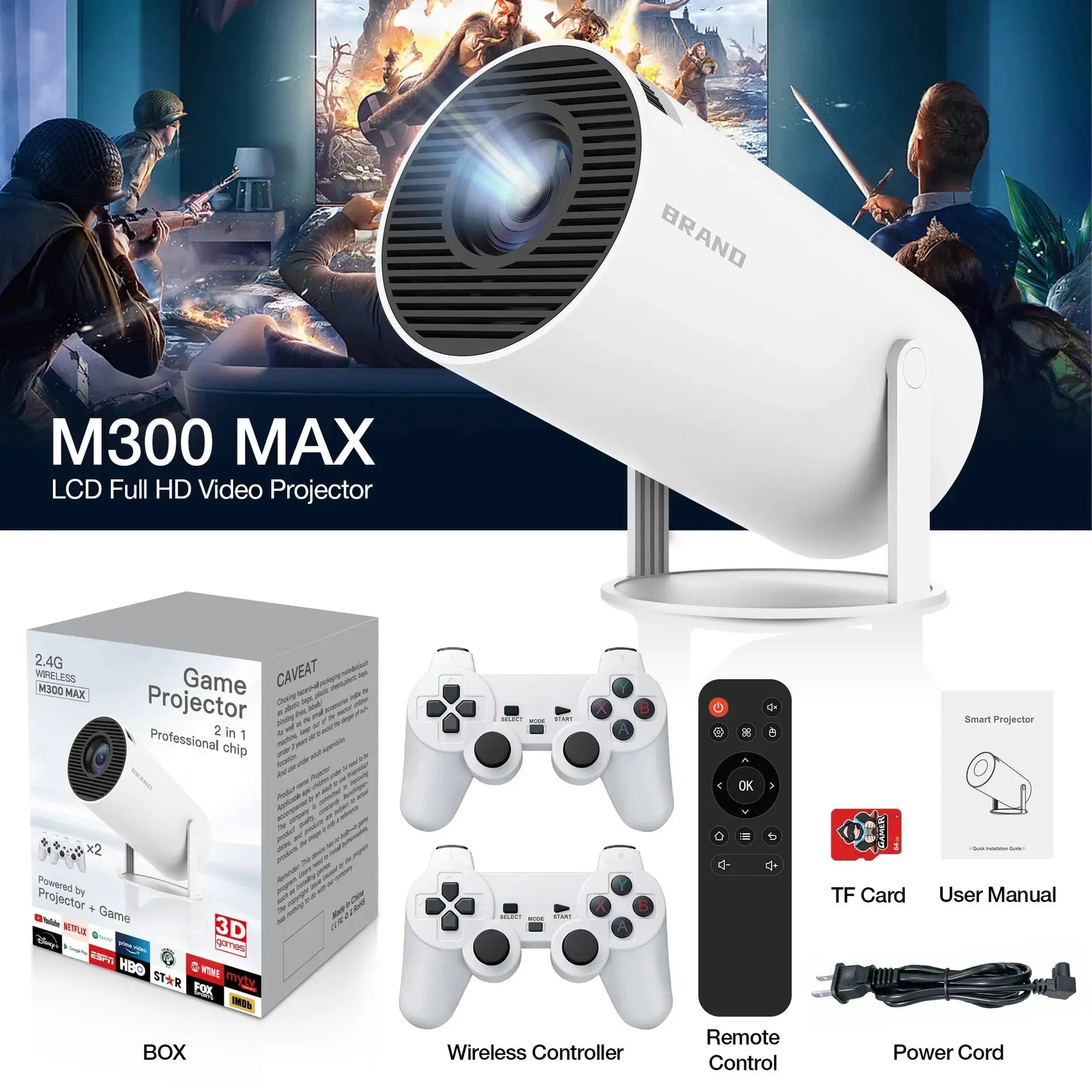 GAME PROJECTOR M300 Max, 36000 Jeux - F P M BUSINESS PLAN